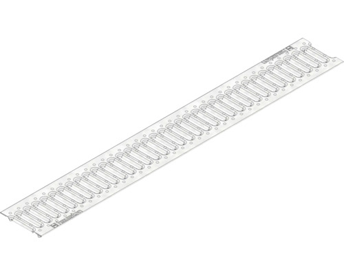 Hauraton Faserfix / Recyfix Standard 100 klemrooster, verzinkt, 1000 mm x 137 mm x 3 mm