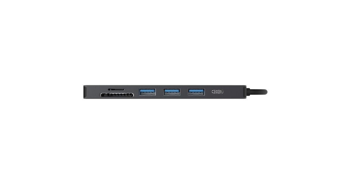 Sitecom7-in-1 USB-C Power Delivery Multiport dockingstation  (Grijs)