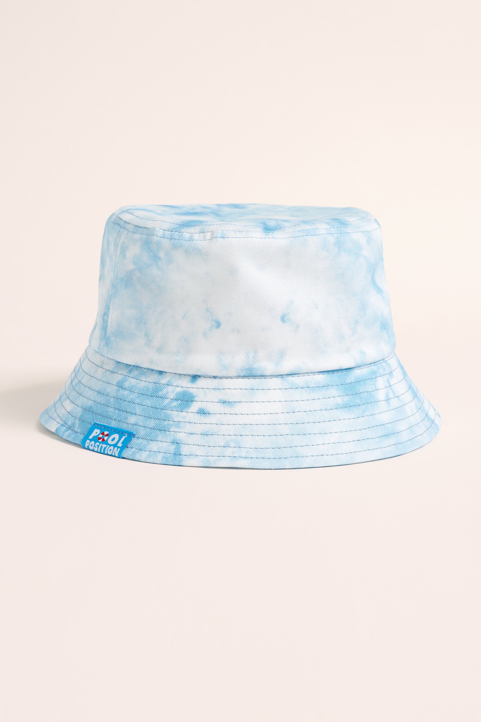 Unisex tie-dye bucket hoed WE Fashion IJsblauw