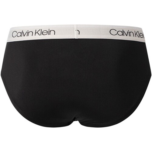 Calvin Klein Jeans - Pack De 3 Calzoncillos Elásticos De Microfibra Para Cadera Negro