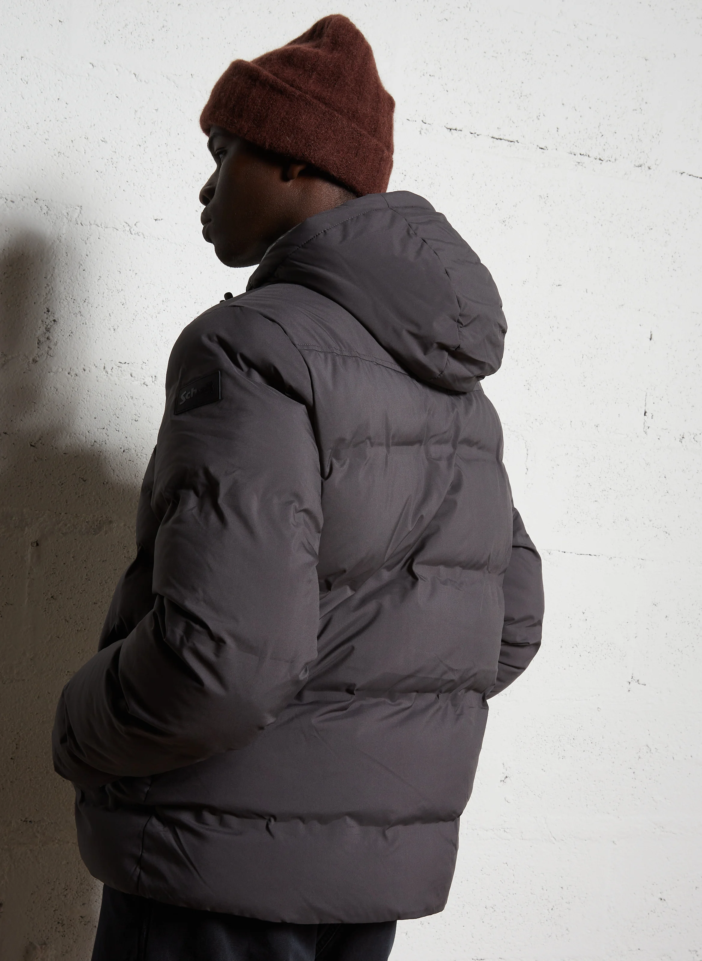 Doudoune à capuche | Gris