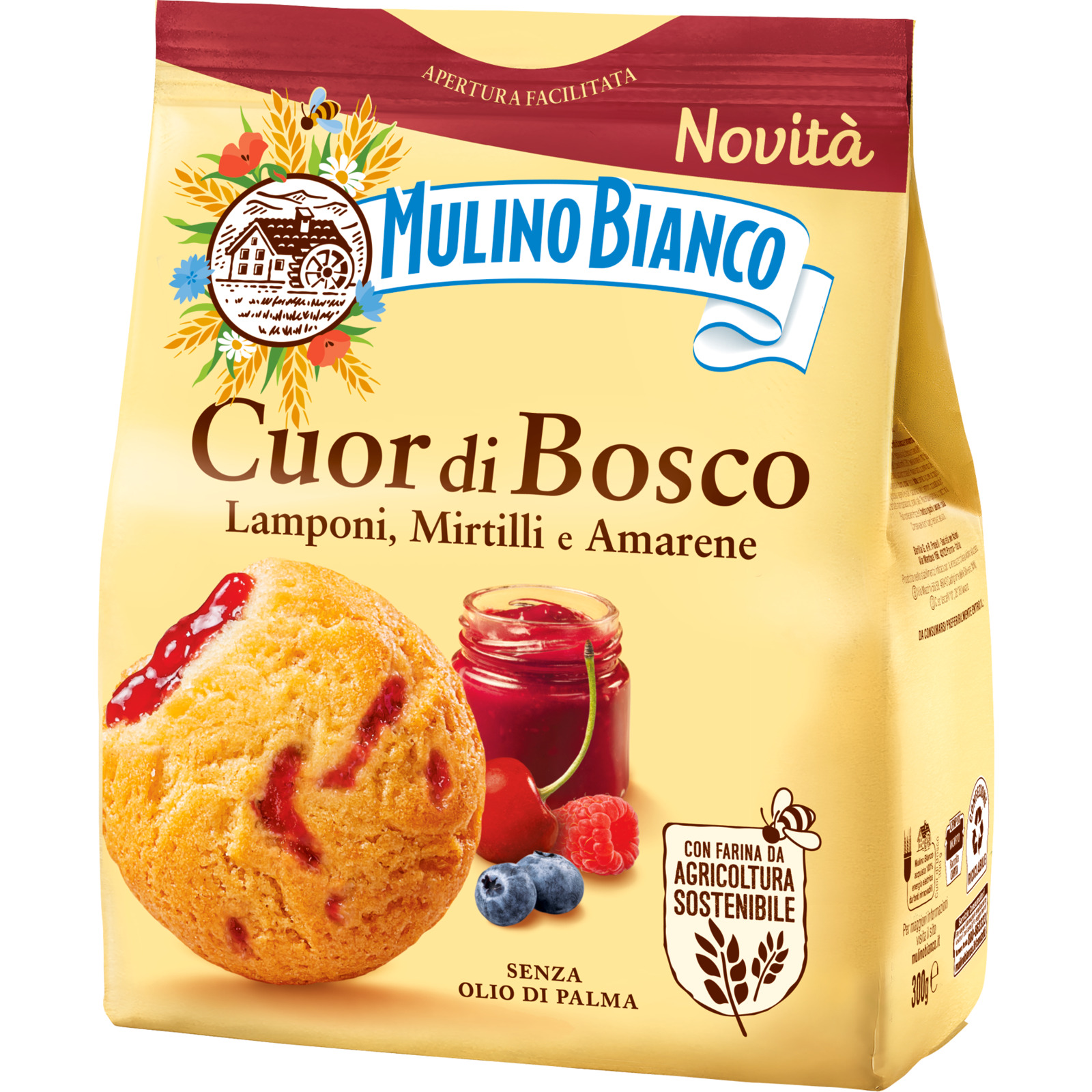 Mulino Bianco Cuor di Bosco 300 g