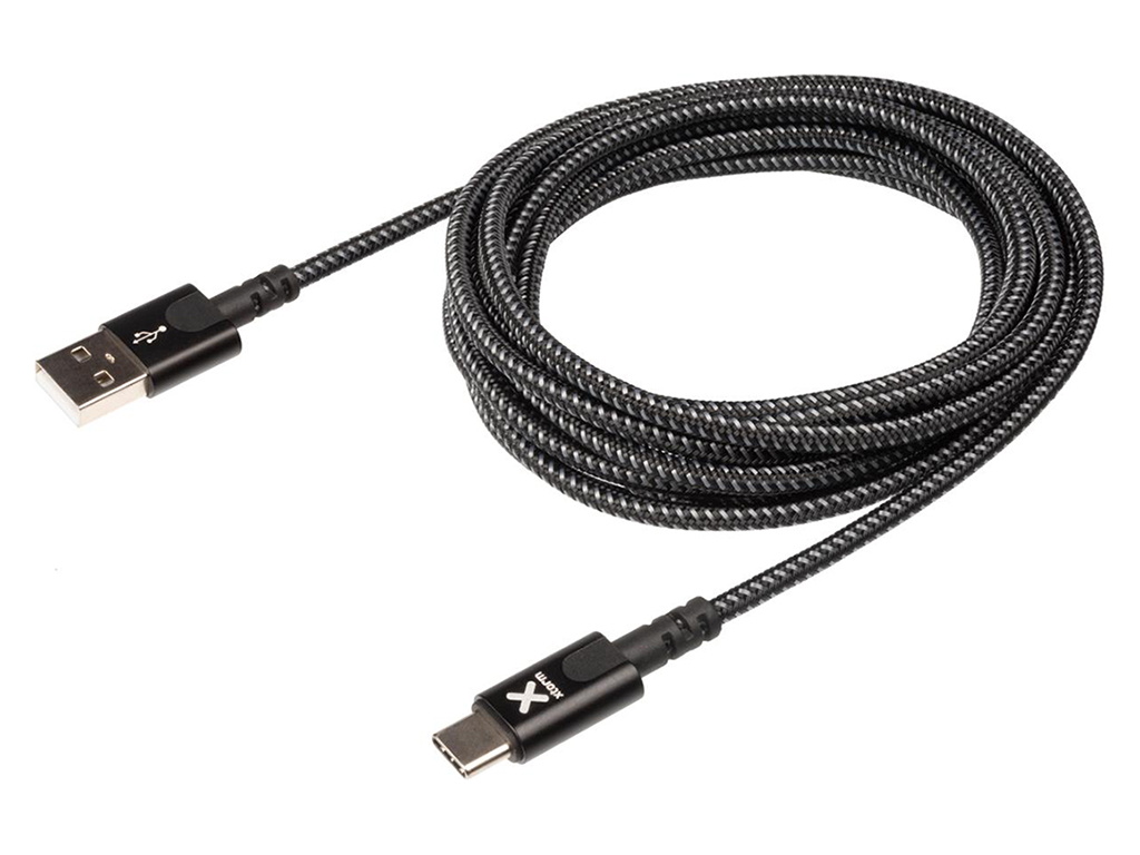 Xtorm 3 meter Original USB to USB-C kabel - Black