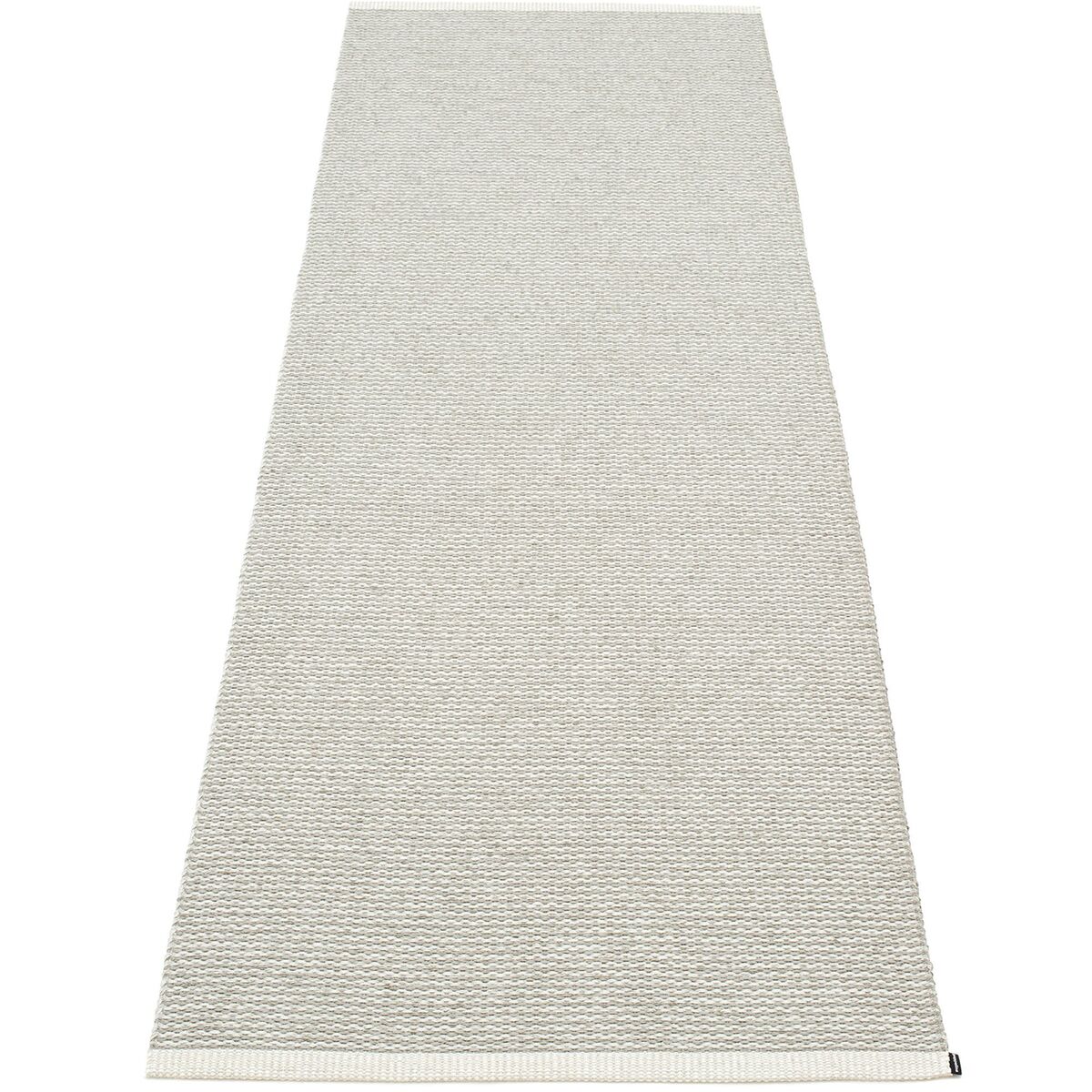 Gulvteppe Mono, 85 x 260 cm, fossil grey/white grey