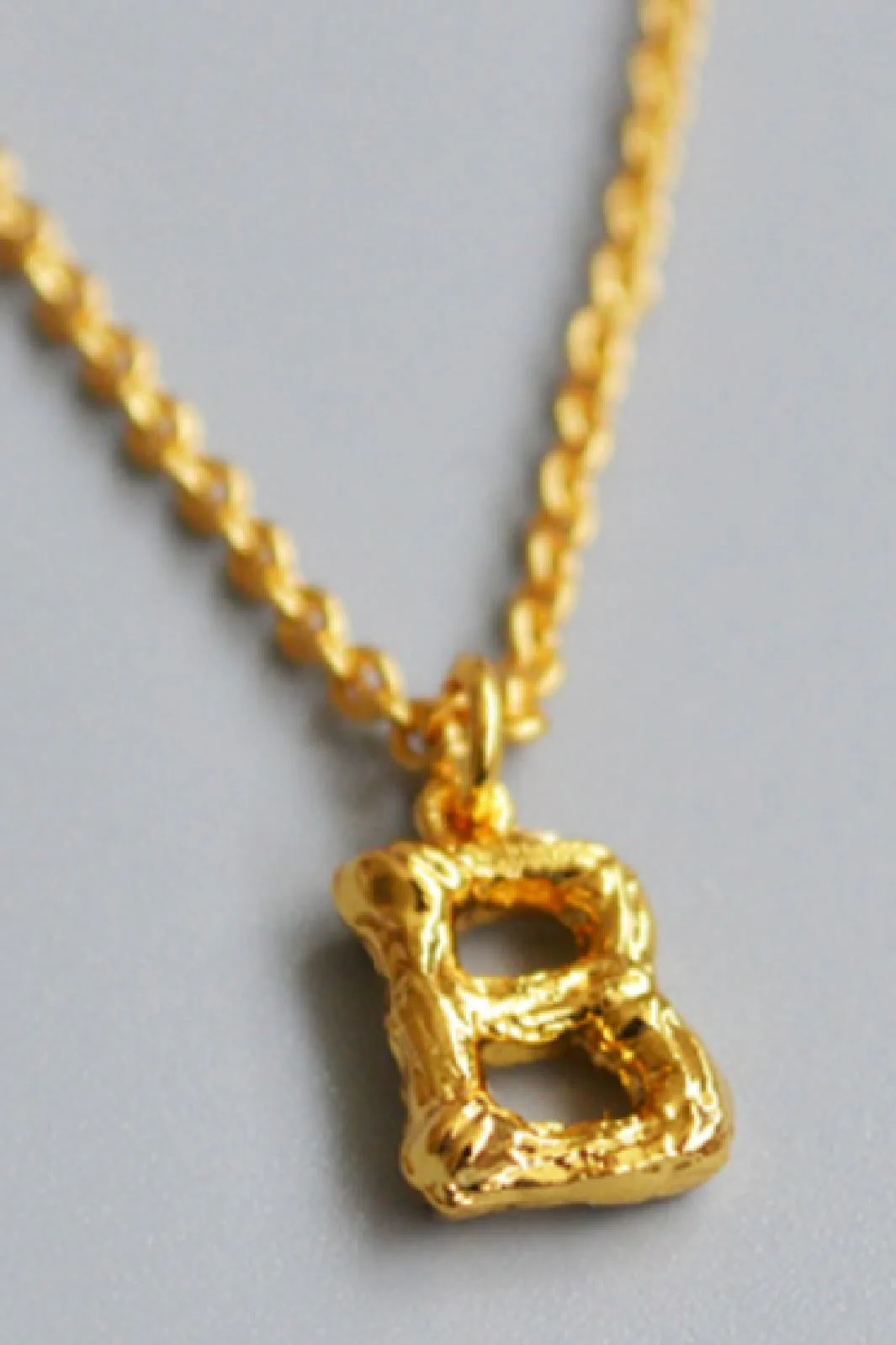 Mellow Moon Kim Letter Necklace