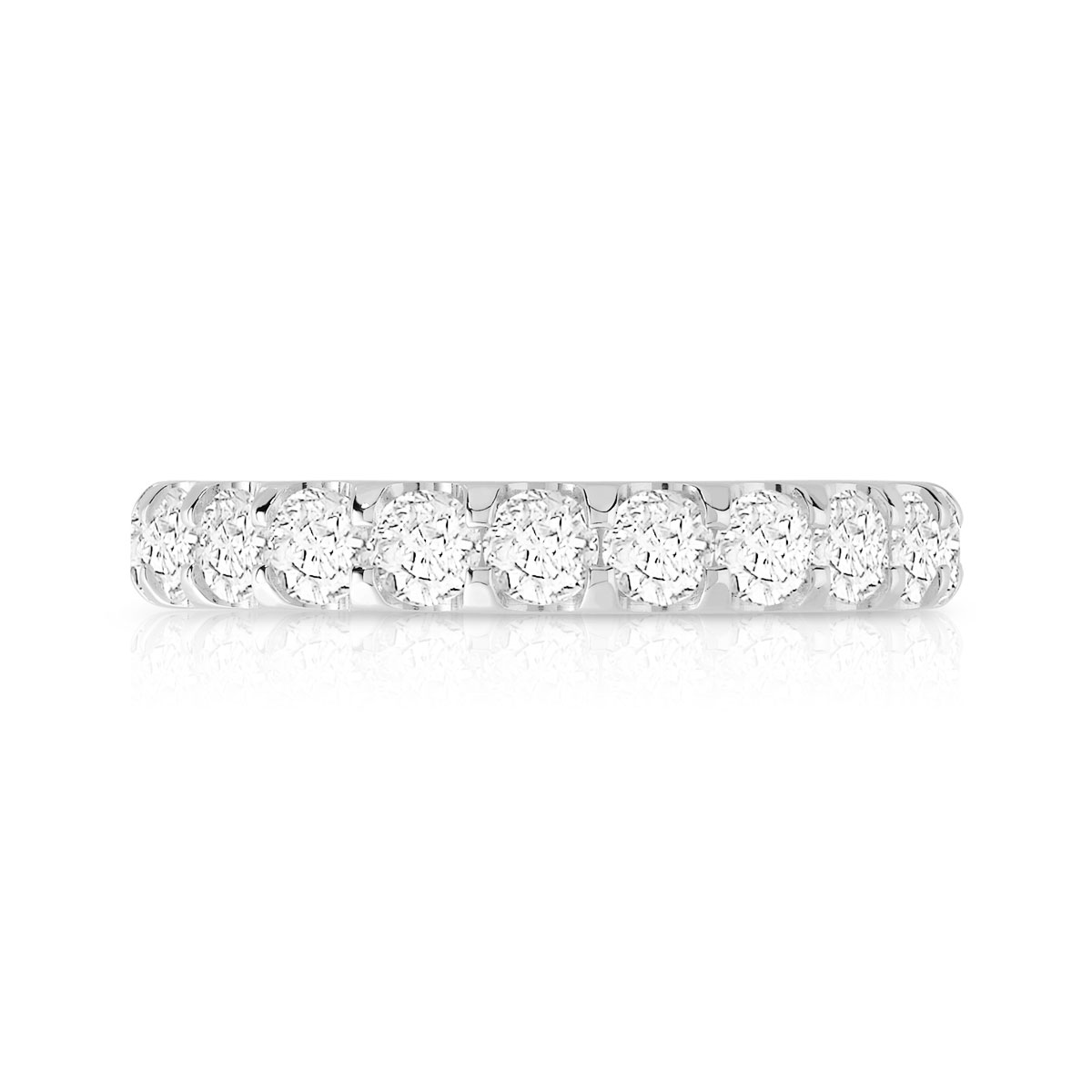 Alliance or 750 blanc diamant