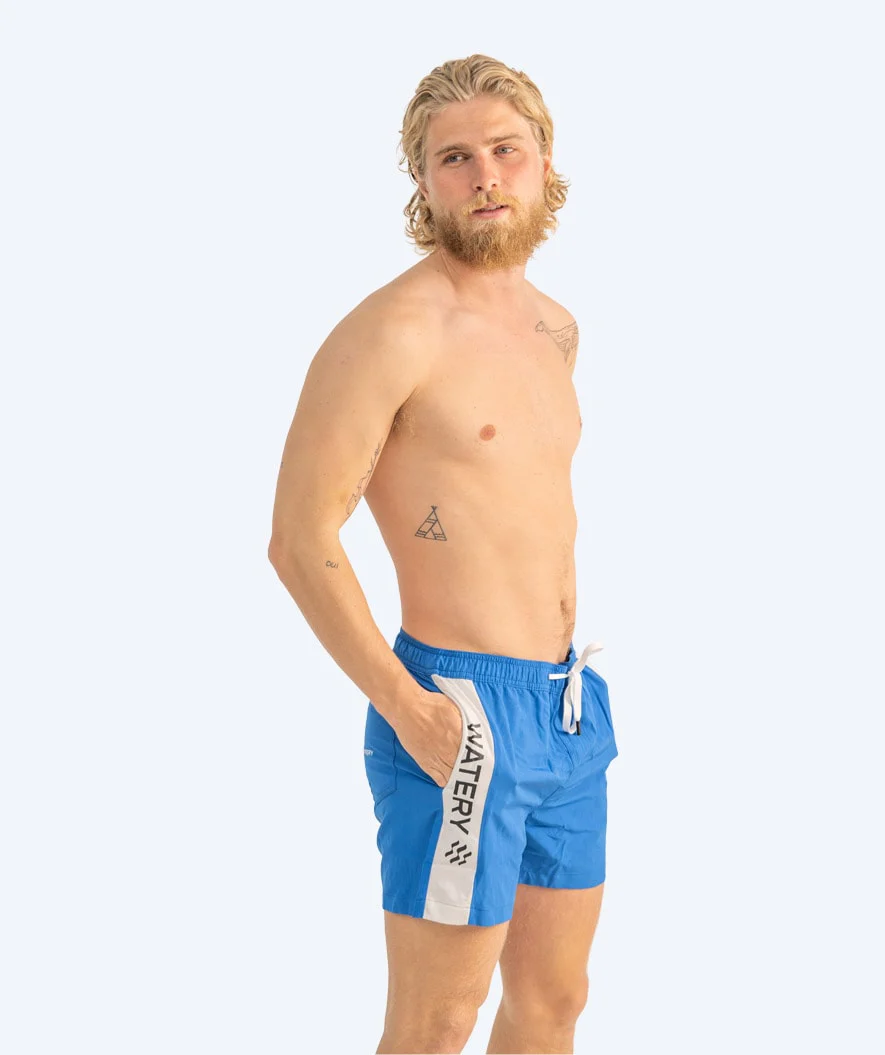 Watery badeshorts til mænd - Signature Eco - Blå