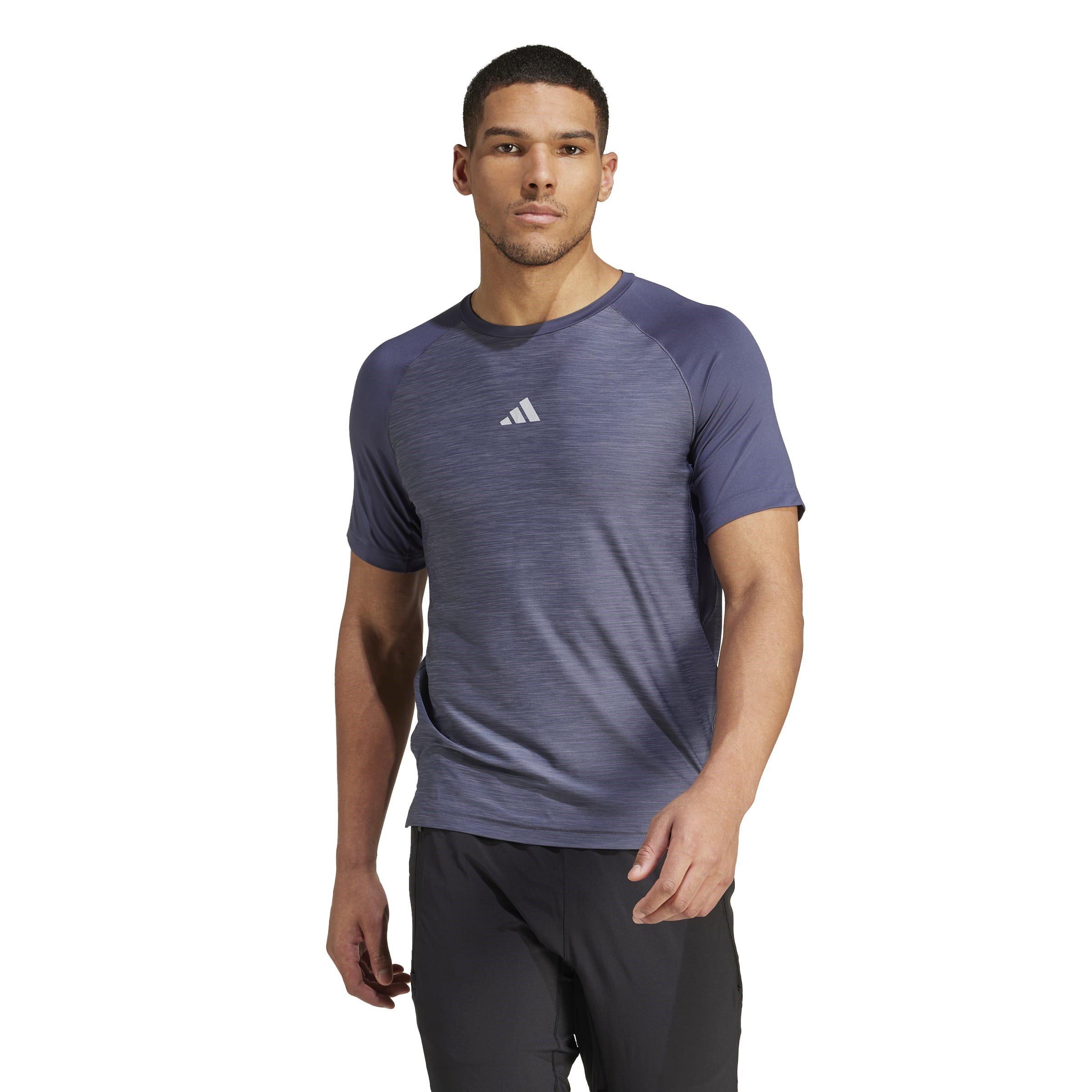 adidas Gym Training 3 Stripes T Shirt