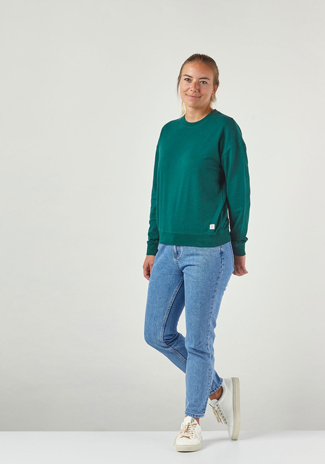 WE ARE ZRCL Damen-Sweater Basic Green