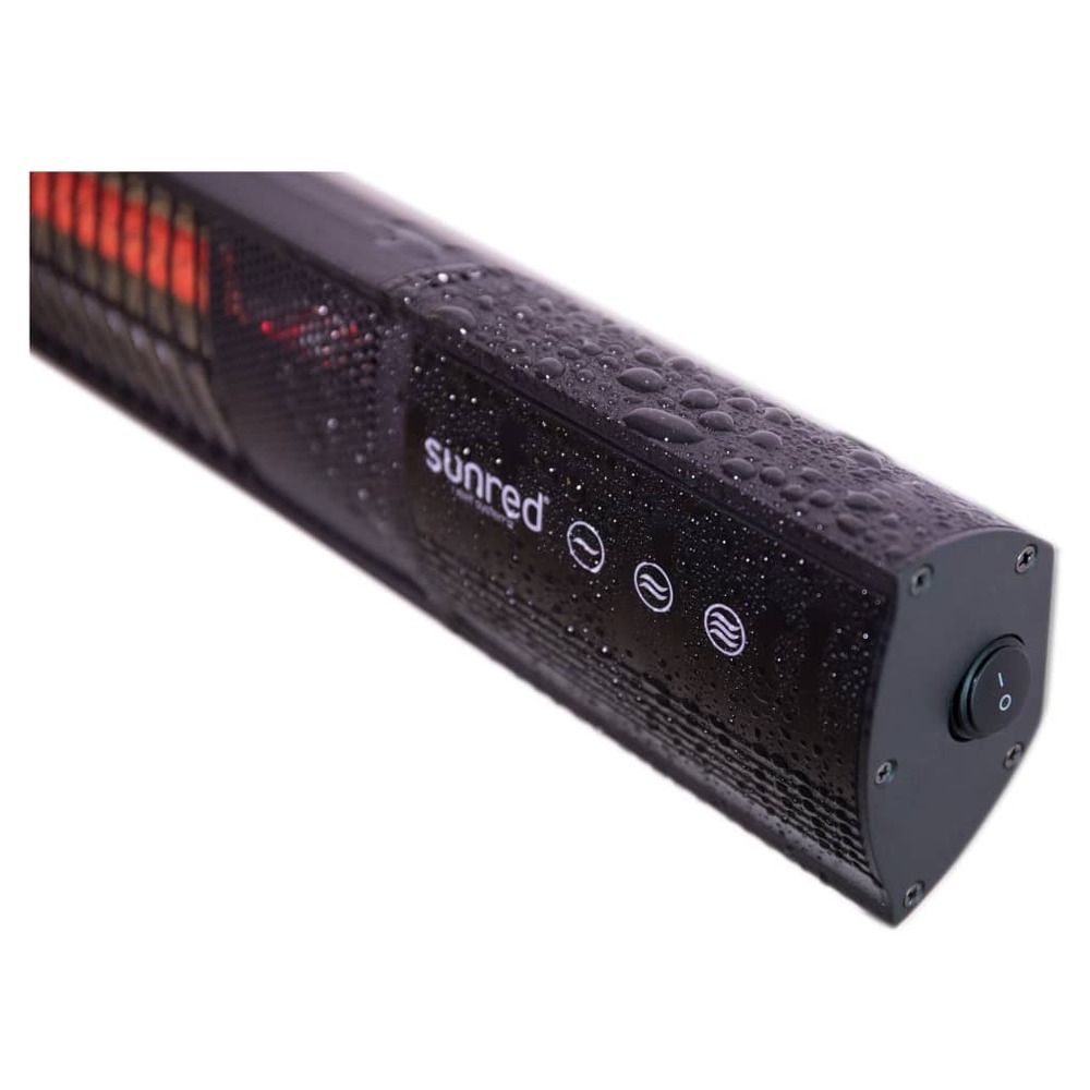 Chauffage mural royal diamond dark 1500 w carbone noir