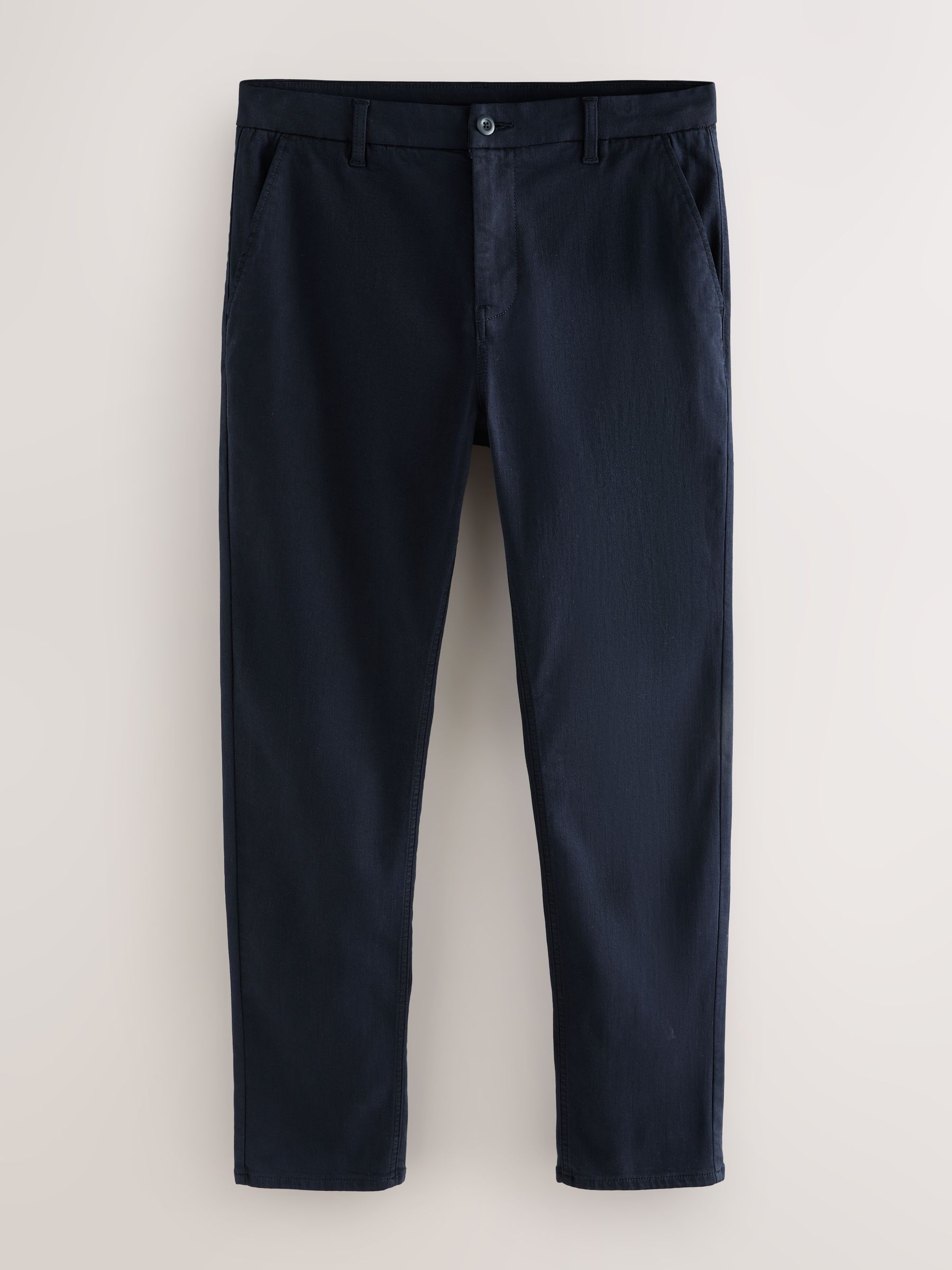 Marineblauw - Slim Fit - Motionflex chino