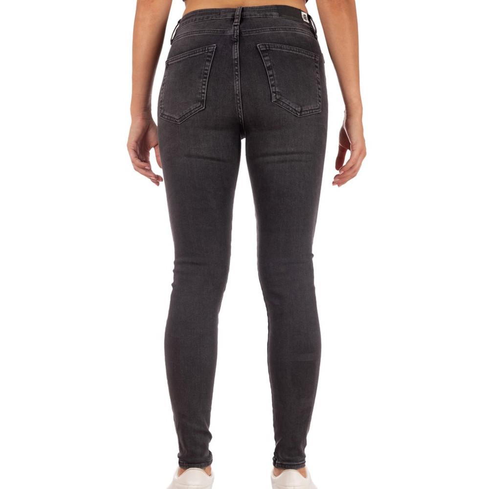 Superdry Jean Skinny Noir Femme Superdry High Rise