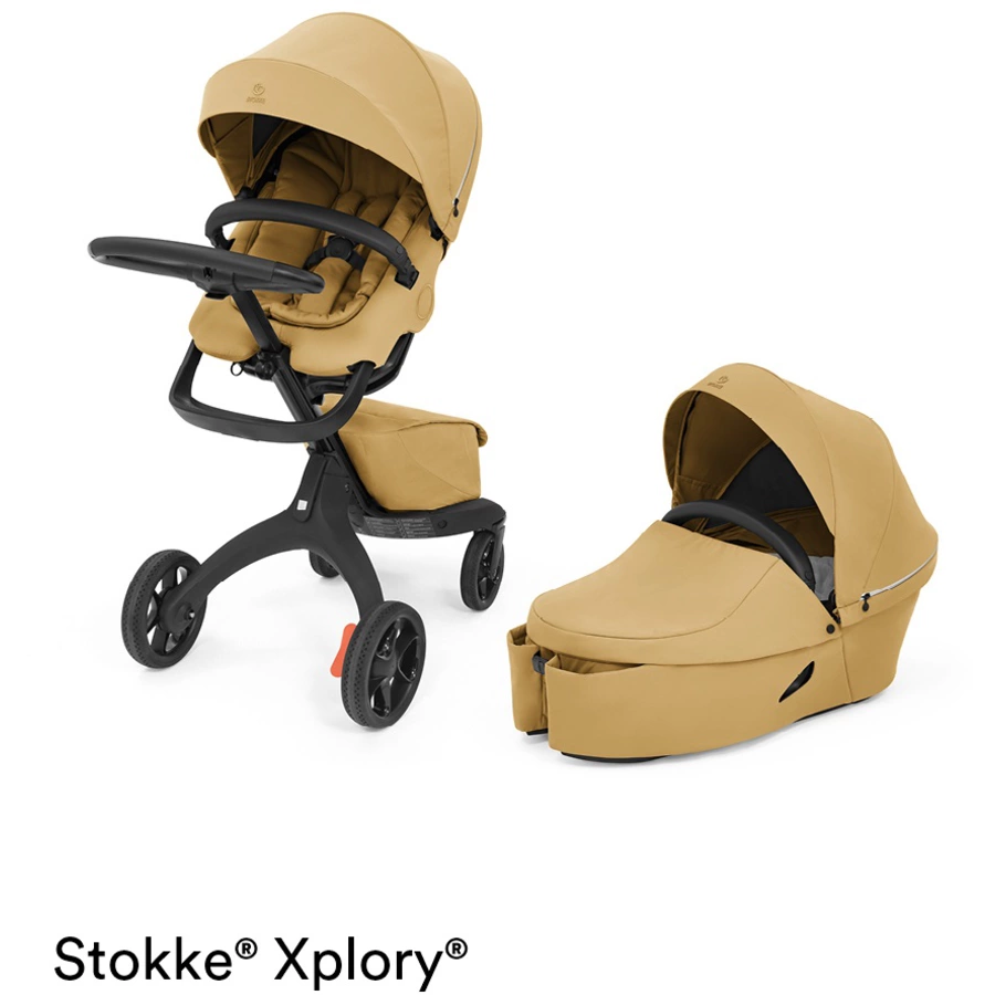 STOKKE® Kinderwagen Xplory® X inklusive Tragewanne Golden Yellow