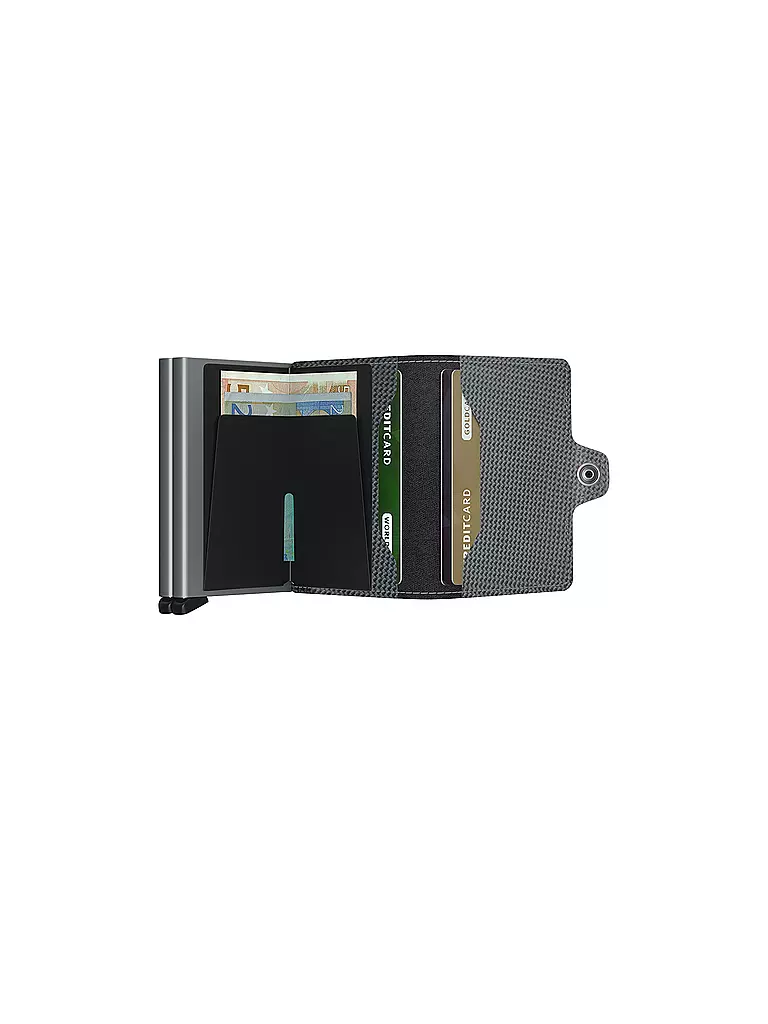SECRID Geldbörse - Twinwallet Carbon Cool Grey grau