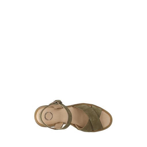 Ca'shott Casemily Cross Sandaler, Olive, 39