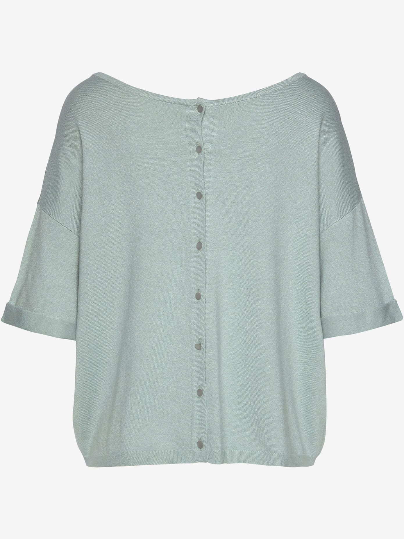 Pull à manches courtes patte de boutonnage au dos