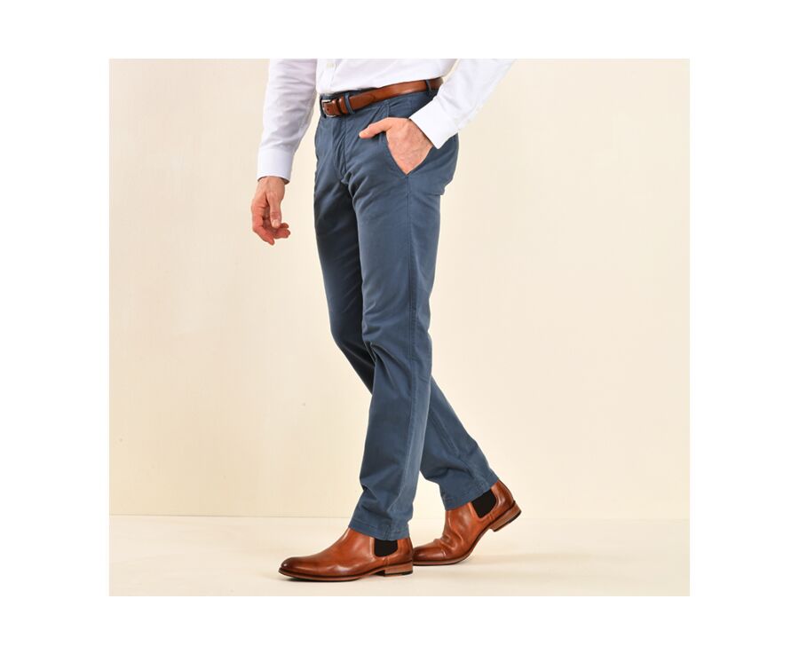 Pantalon chino homme Bleu Nordique - KYRK