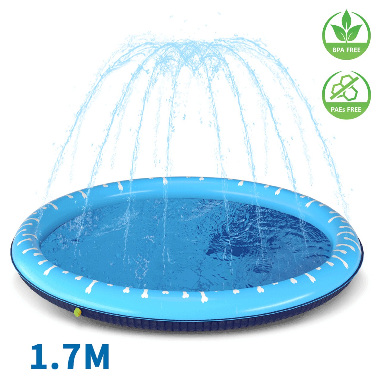 nobleza - Hundepool mit Sprinkler für Hunde 1,7 Meter
