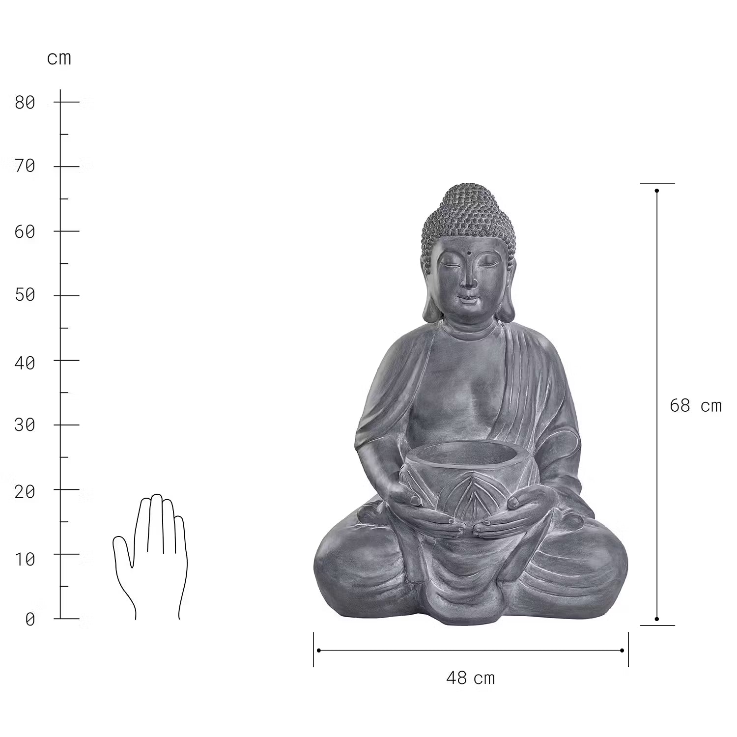 BUDDHA Kerzenhalter