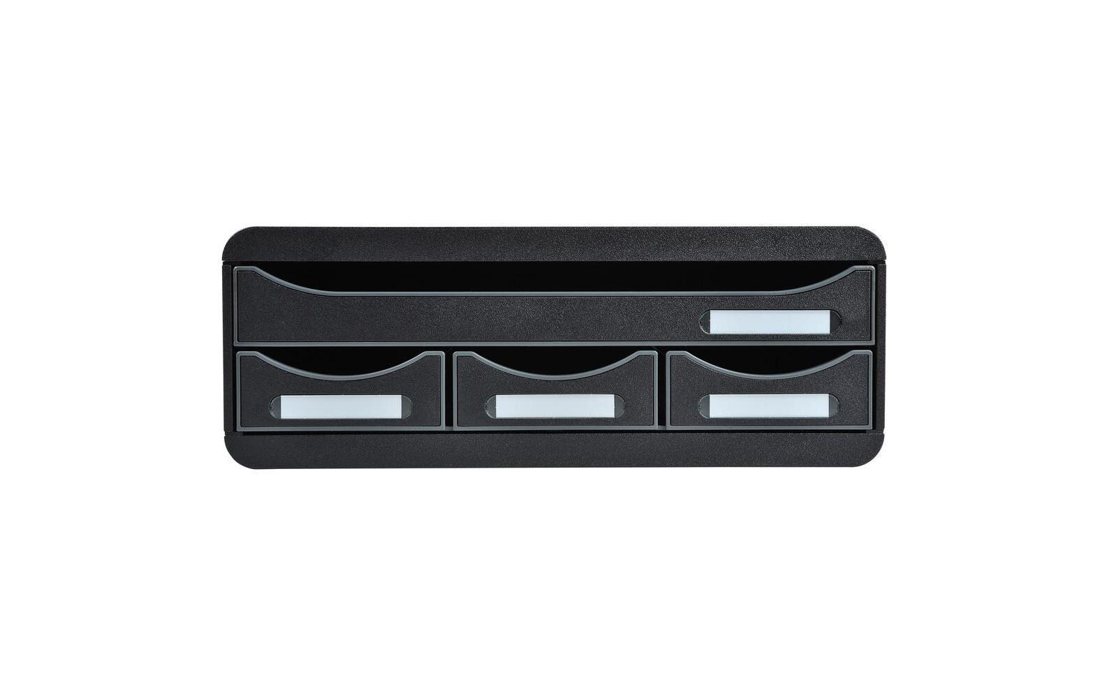 Schubladenbox Toolbox mini 4 Schubladen, SchwarzSchubladenbox