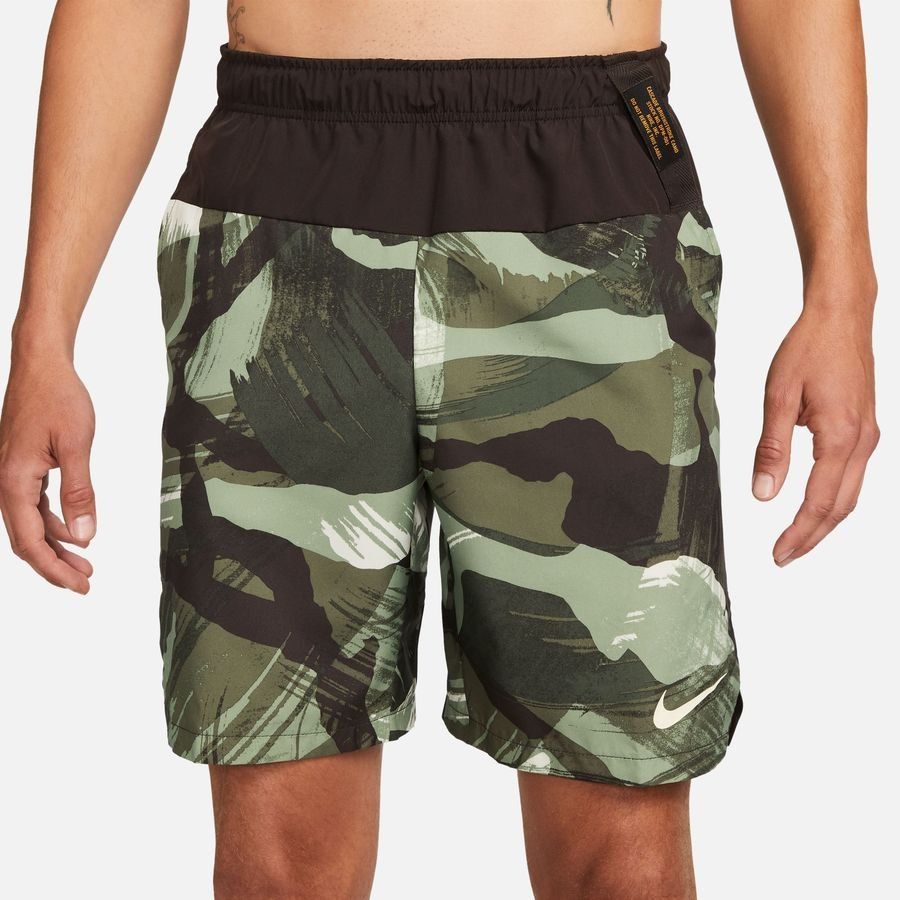 Nike Short d'Entraînement Dri-FIT Flex Woven Camo - Camouflage/Marron/Blanc