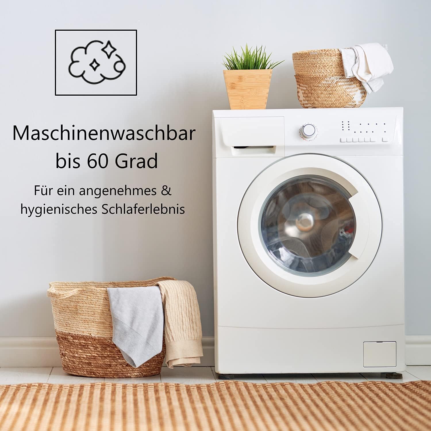 Welt der Träume Daunendecke | 200x220 cm | Füllgewicht: 1200 Gramm | 90% Daunen | 100% Baumwolle | Daunenbettdecke 200x220 | Federdecke | kein Lebendrupf | Ganzjahresdecke