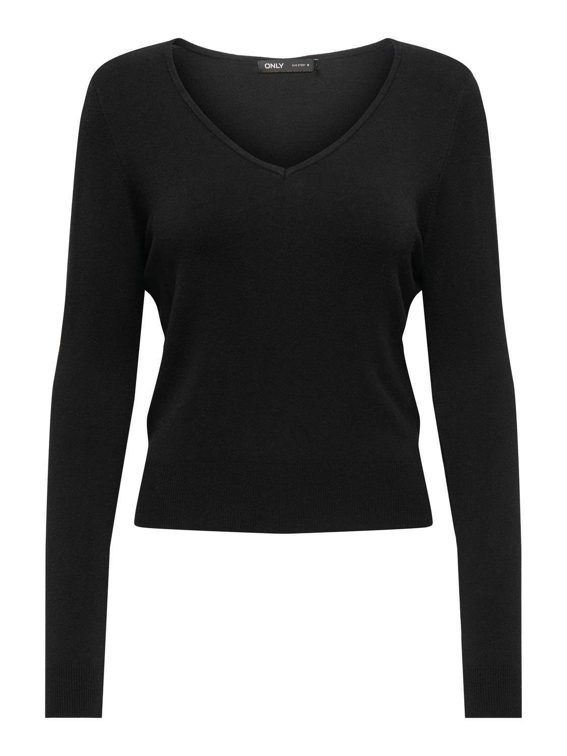 ONLVENICE Strickpullover Black