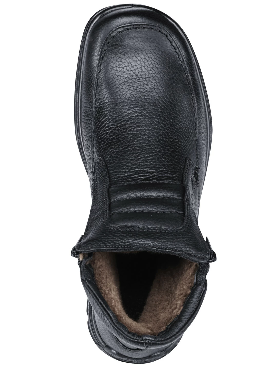 Stiefelette mit echtem Lammfellfutter