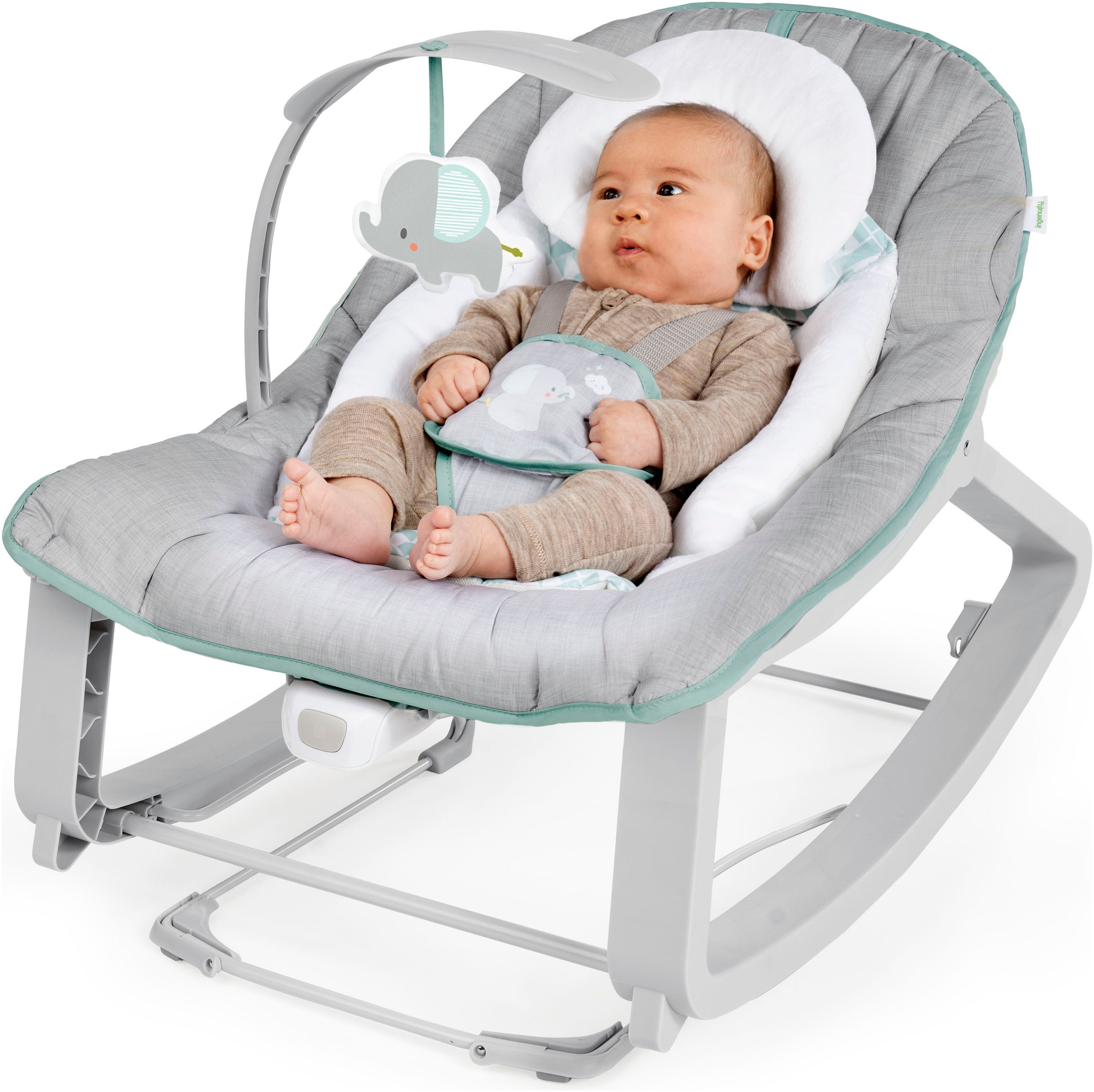 ingenuity Babywippe »Keep Cozy, Weaver« bis 18 kg mit abnehmbarem Hängespielzeug