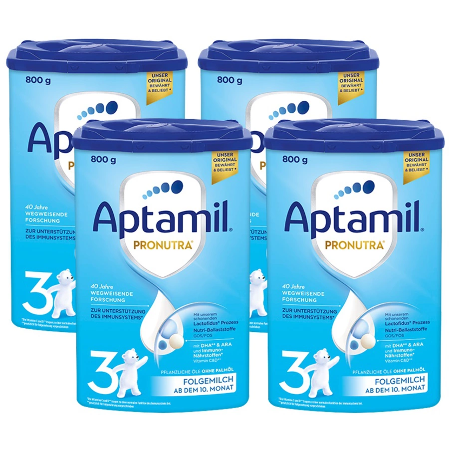 Aptamil Folgemilch Pronutra ADVANCE 3 4 x 800 g nach dem 10. Monat