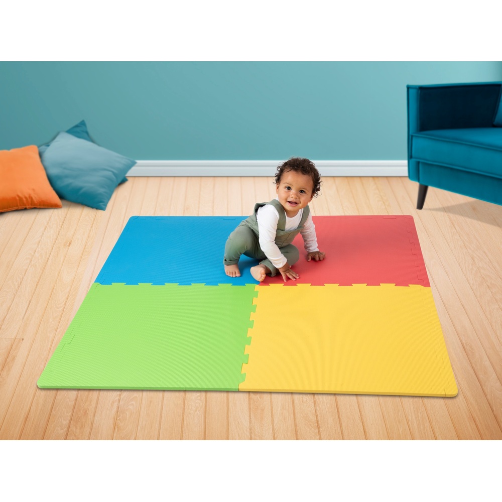 Play Factory bunte Schaumstoff-Spielmatte für Babys