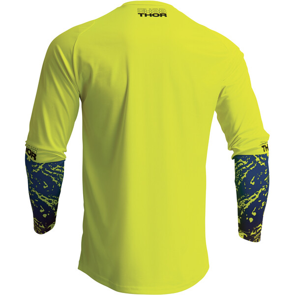 Thor Motocross - Maillot Sector Atlas Jaune fluo / Bleu