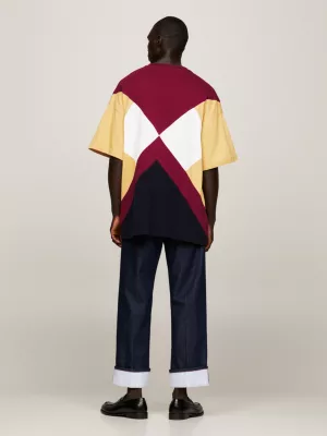 Camiseta Crest Argyle Oversized Fit