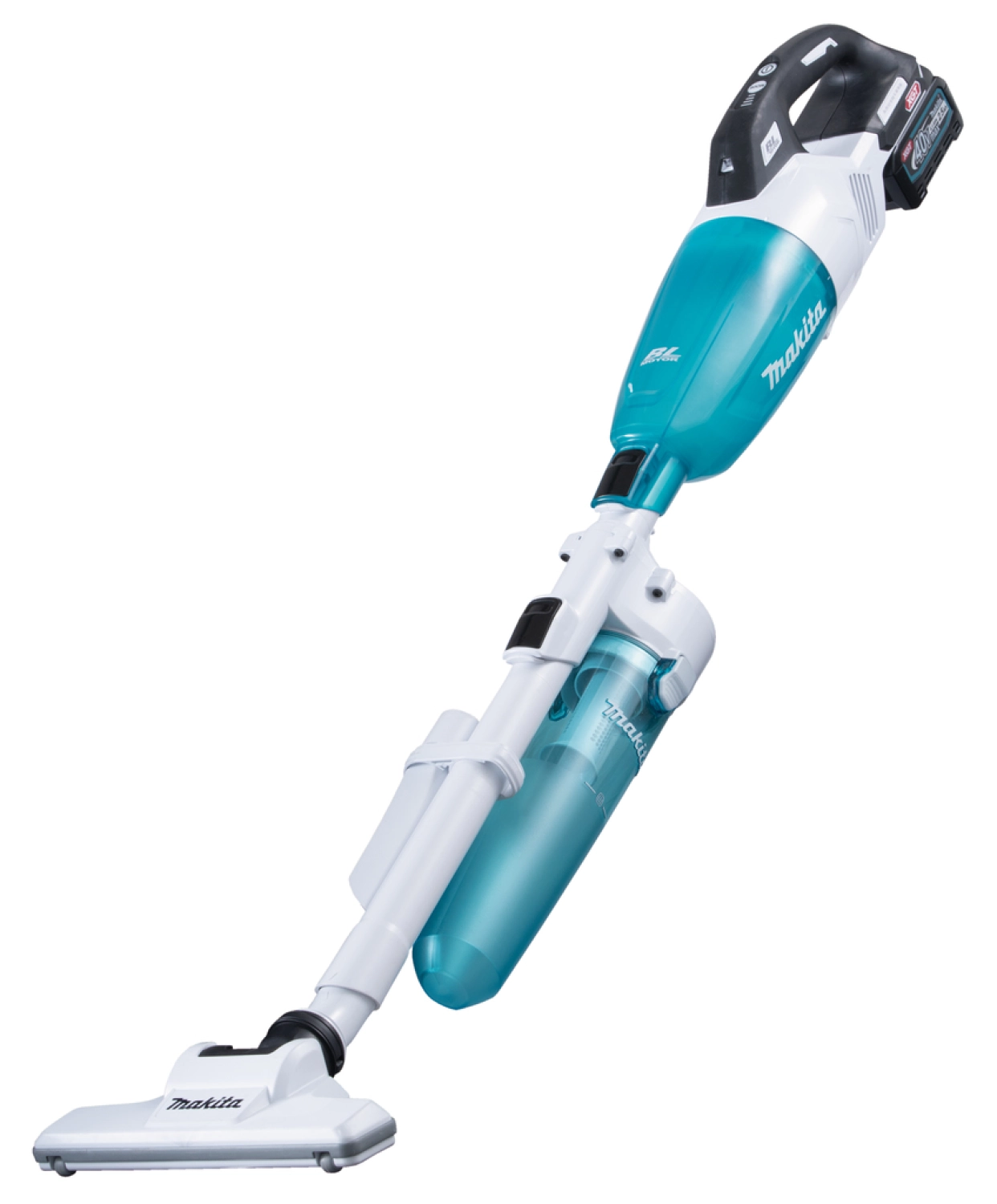 Makita CL001GA224 XGT 40V Max Li-Ion accu steelstofzuiger set (2x 2,0Ah) - 1200l/min - koolborstelloos