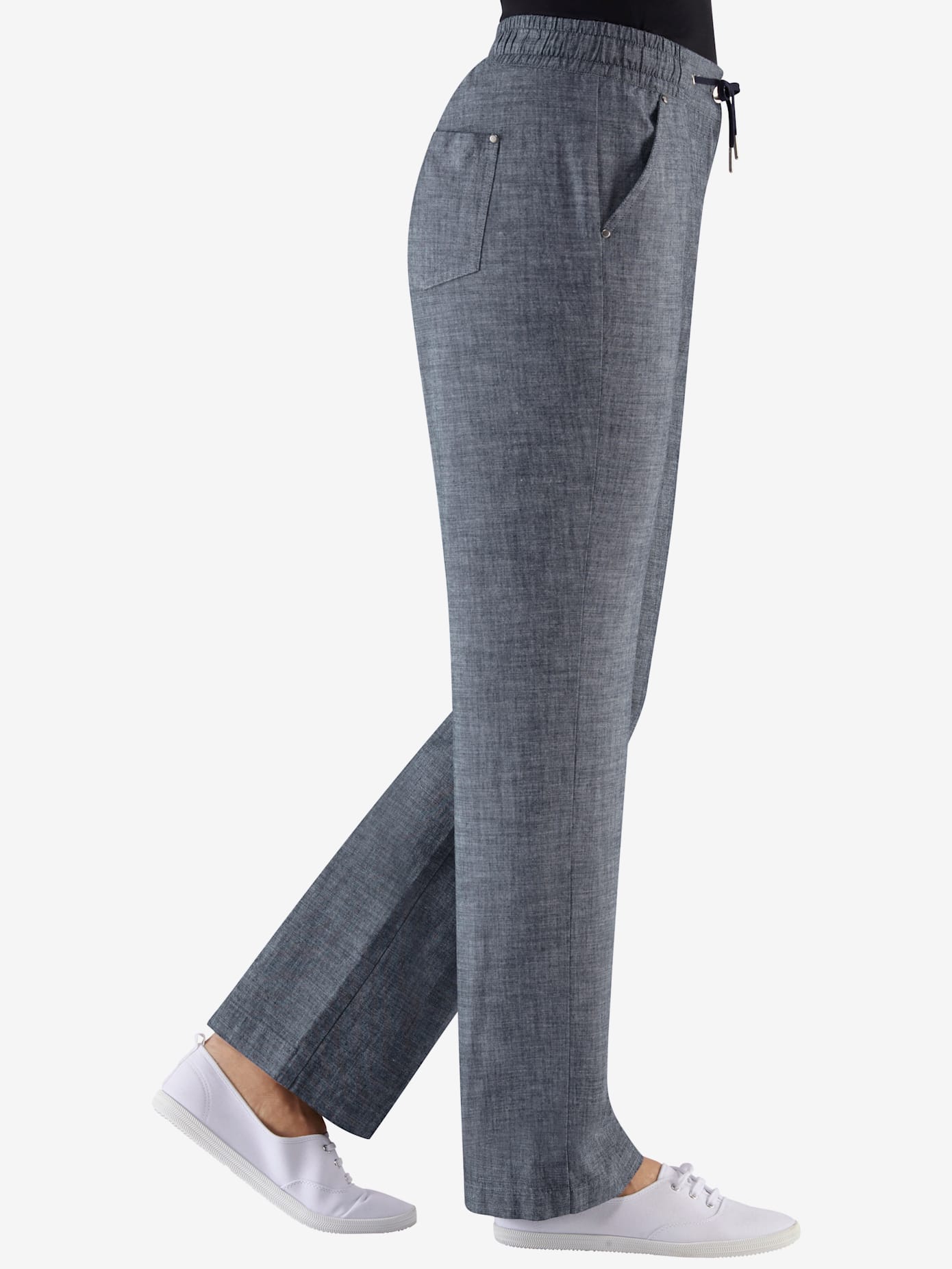 Pantalon coupe sportive ceinture élastique