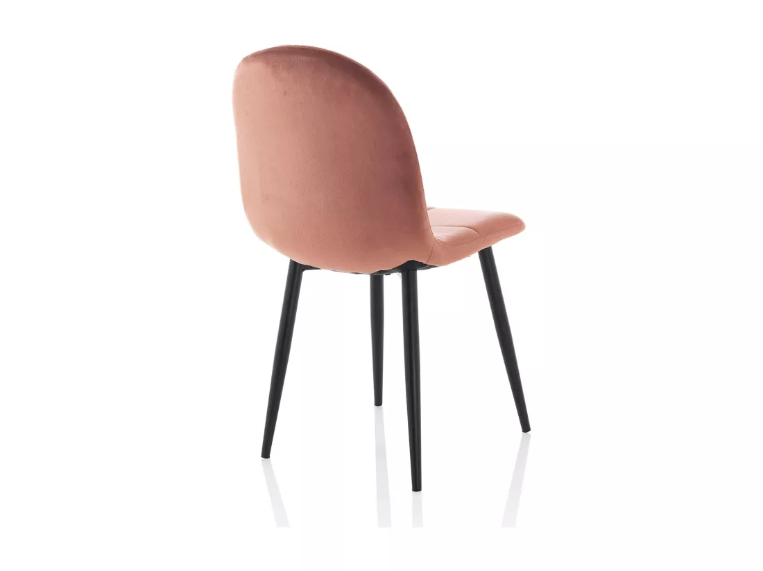 Set de 4 Chaises LINDA rose antique