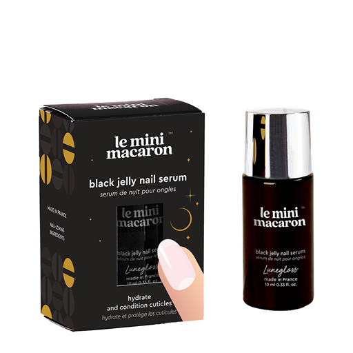 Le Mini Macaron Lunegloss Black Jelly Nail Serum