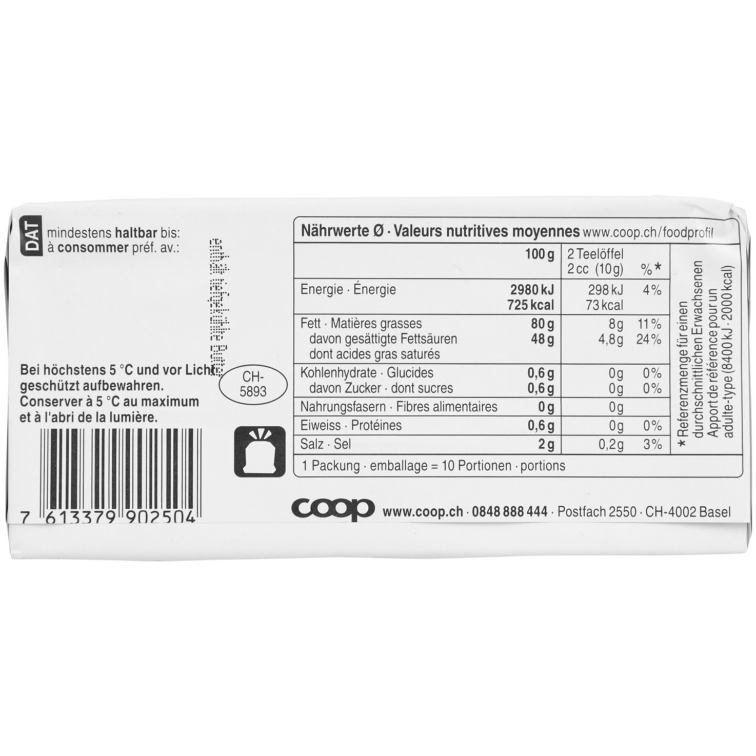 Naturaplan Bio Butter gesalzen