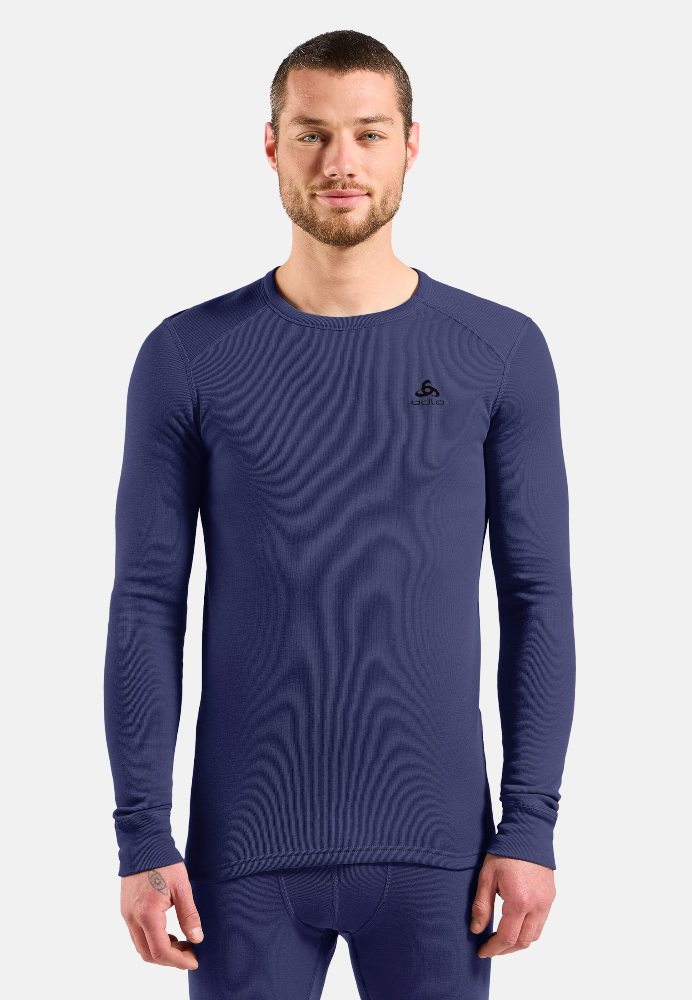Active Warm Base Layer Langarmshirt in Skipper Blue