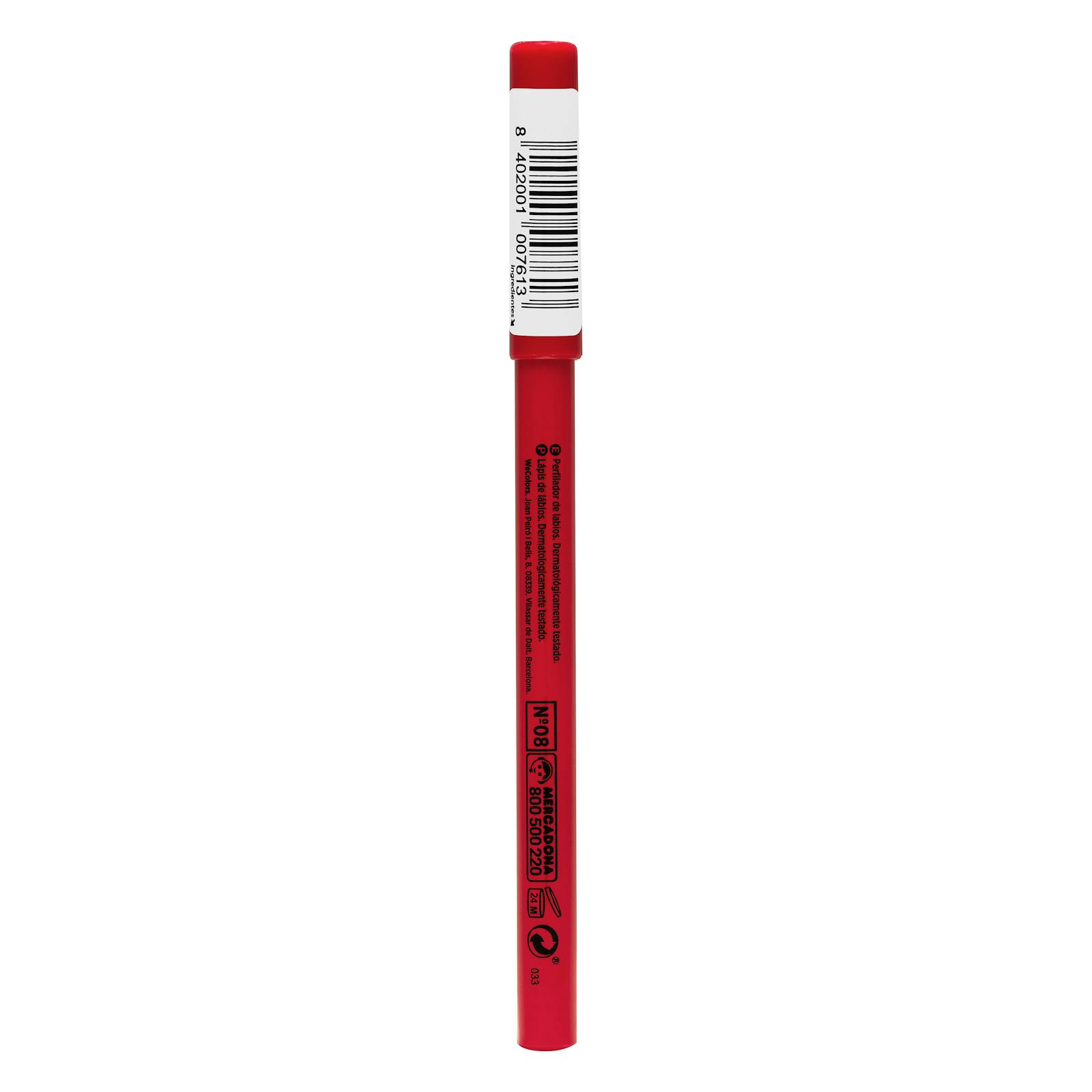 Crayon à lèvres rouge Deliplus 08
