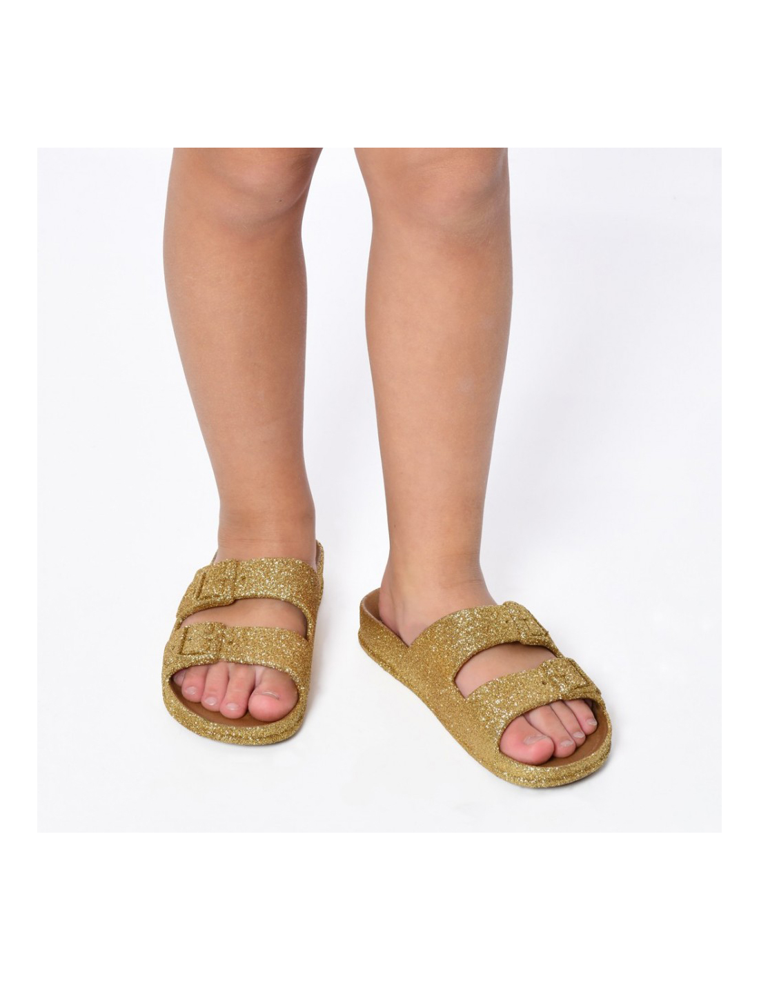 cacatoes claquettes enfant trancoso kids gold