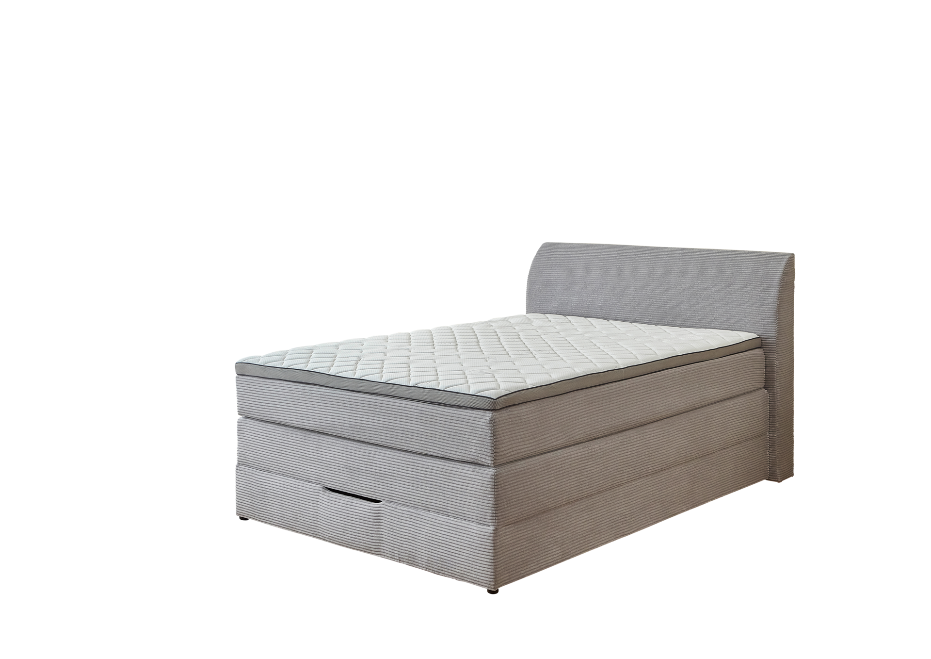 Boxspringbett LUKE 140 x 200 cm grau
