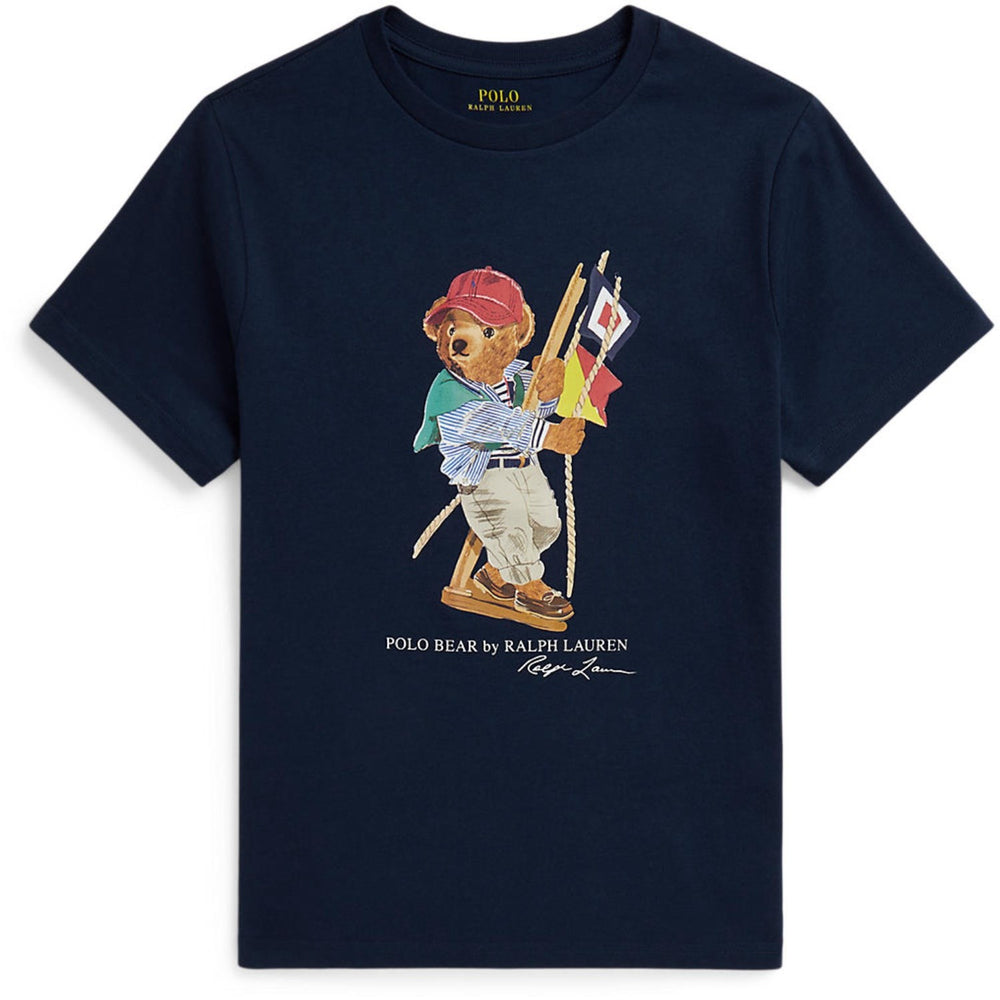 Køb Polo Ralph Lauren Sp26 Bear Newport Navy T-Shirt