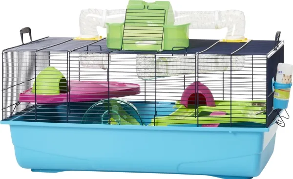 Savic Hamster Heaven Metro 80x50x50, blå/blå
