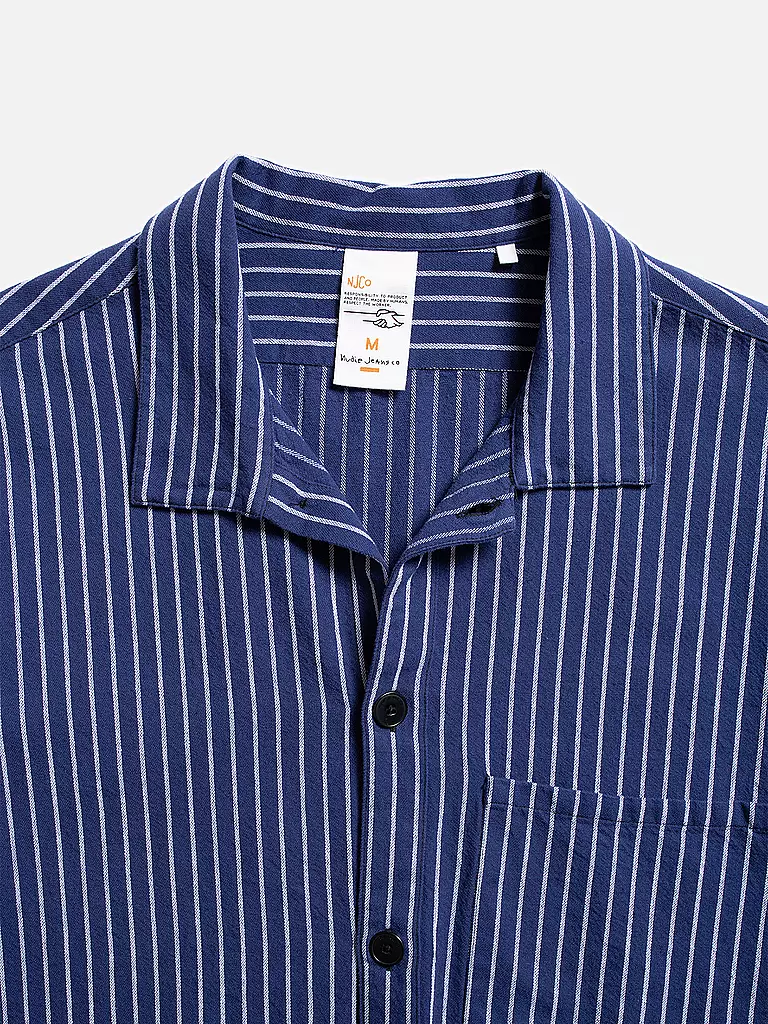 NUDIE JEANS Overshirt BERRA blau
