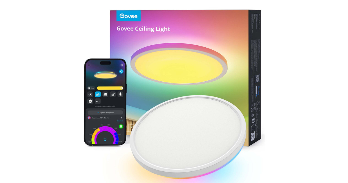 GoveeCeiling Light lamp  (Wit, Ø 30 cm)
