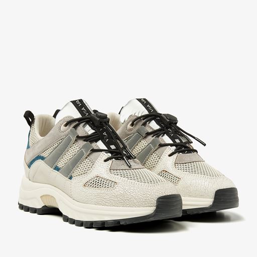 VIA VAI Danae Colby Sneakers, Silver, 38