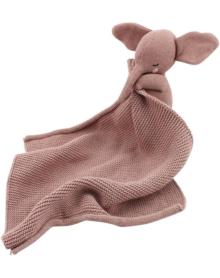 Schnuffeltuch ELEFANT GROSS in rosa