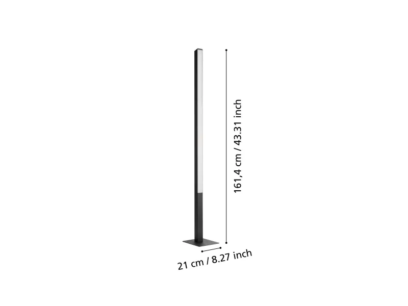 EGLO CONNECT-Z SIMOLARIS-Z gulvlampe i sort