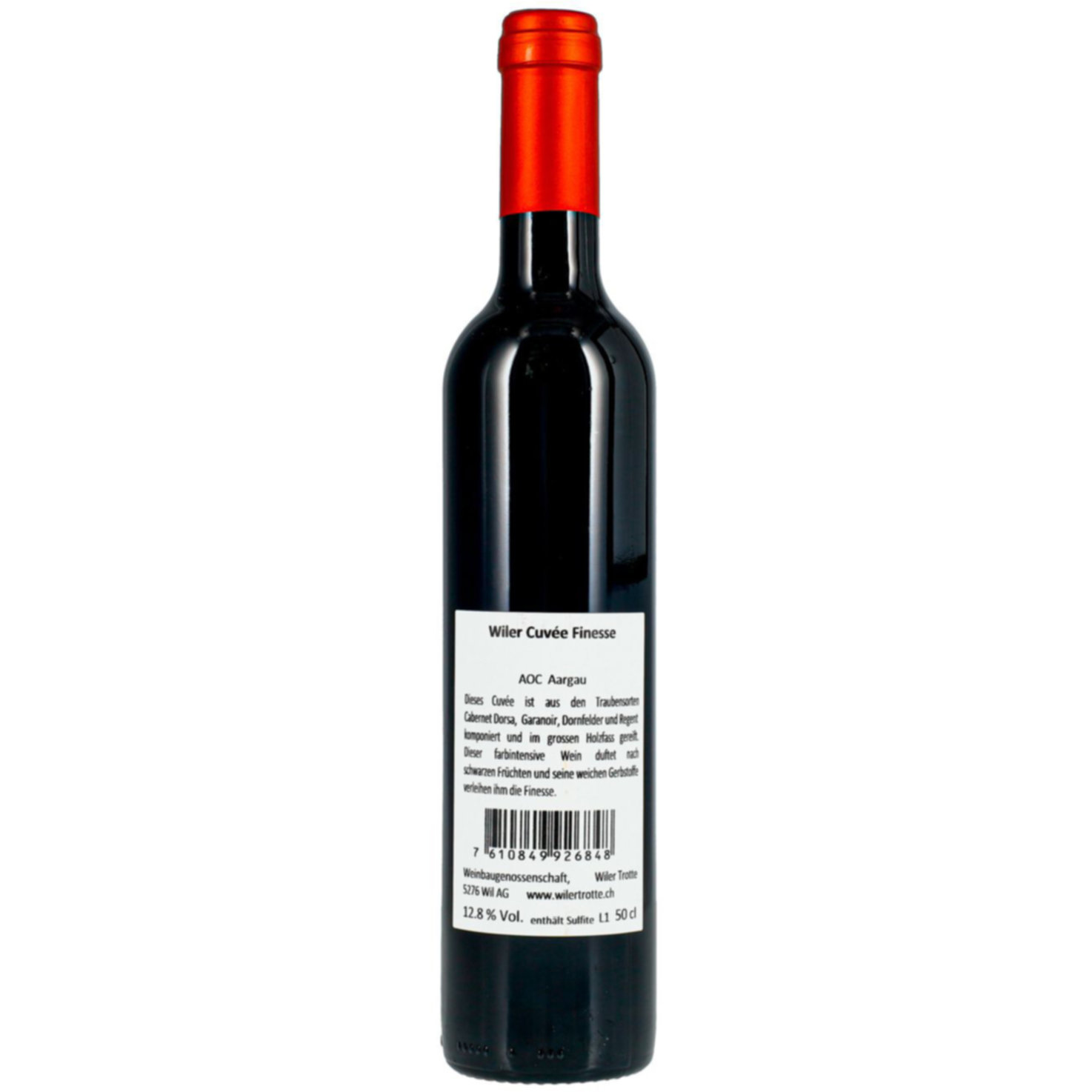 Aargau AOC Cuvée Finesse Wiler Trotte -50cl